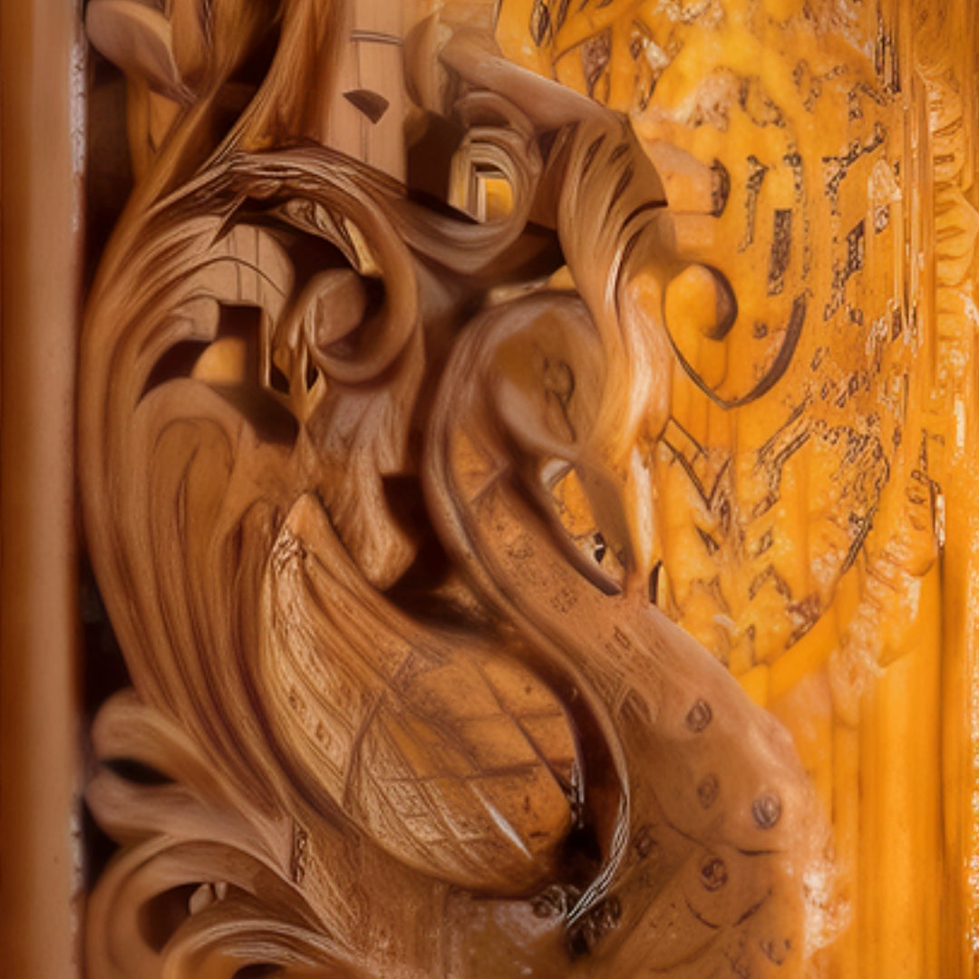 Suchetana Teak Wood Mandir (Teak) close view