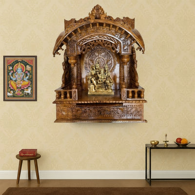 Suchetana Teak Wood Mandir (Teak)