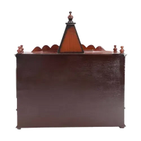 SukhatMan Large Wall Mount Pooja Mandir without Door (Brown)