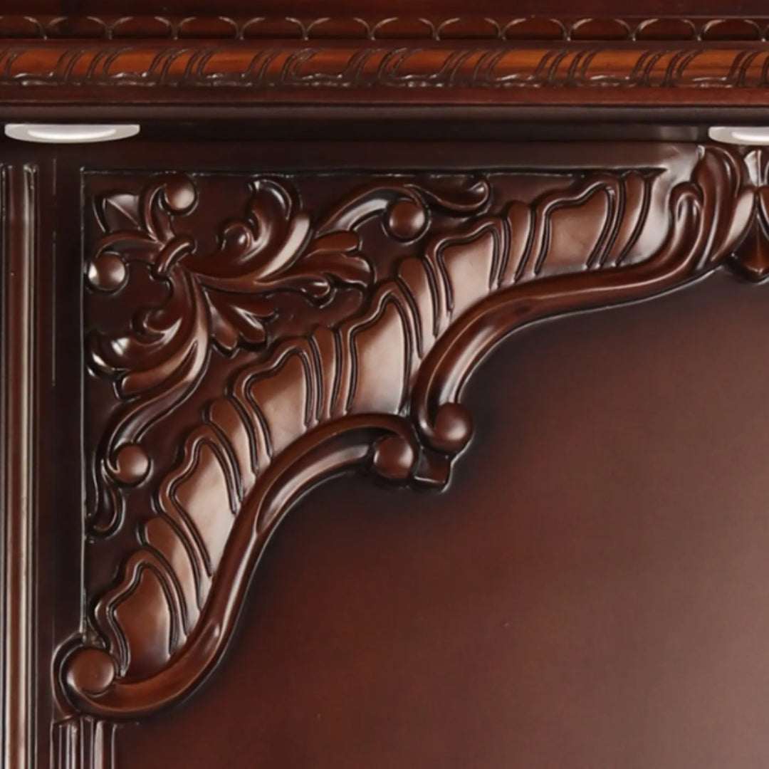 Sumangal Teak Wood Mandap (Brown) zoom view
