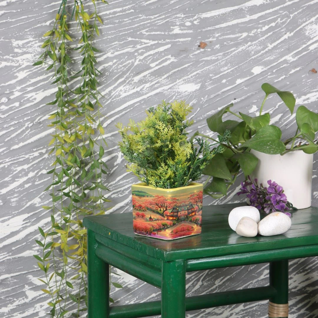 Tivano Ceramic Flower Pot lifestyle view