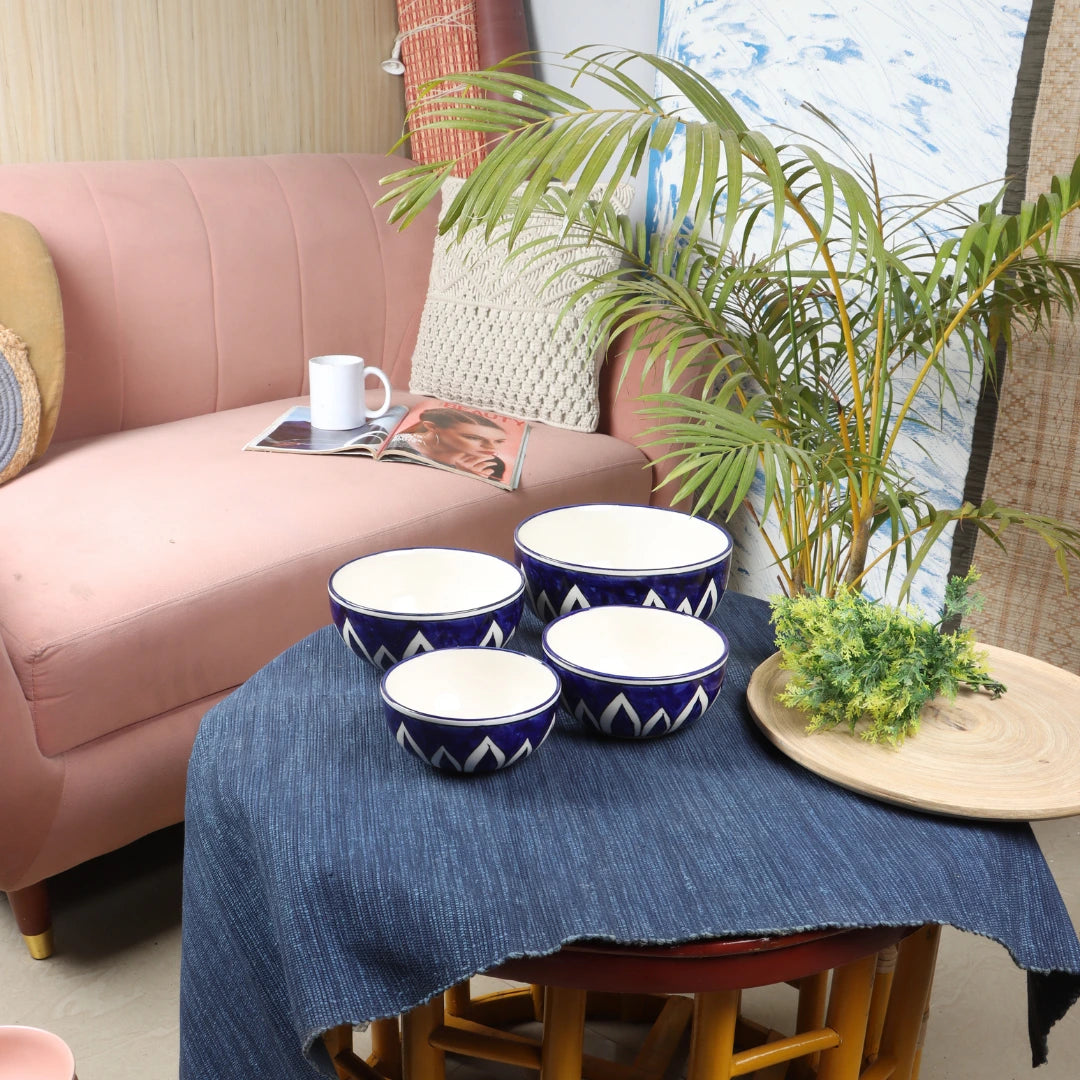 Tivora Ceramic Bowls (Set of 4) lifesyle view