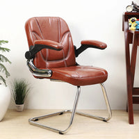 Torin Visitor Chair with Armrest (Brown) Lifestyle view