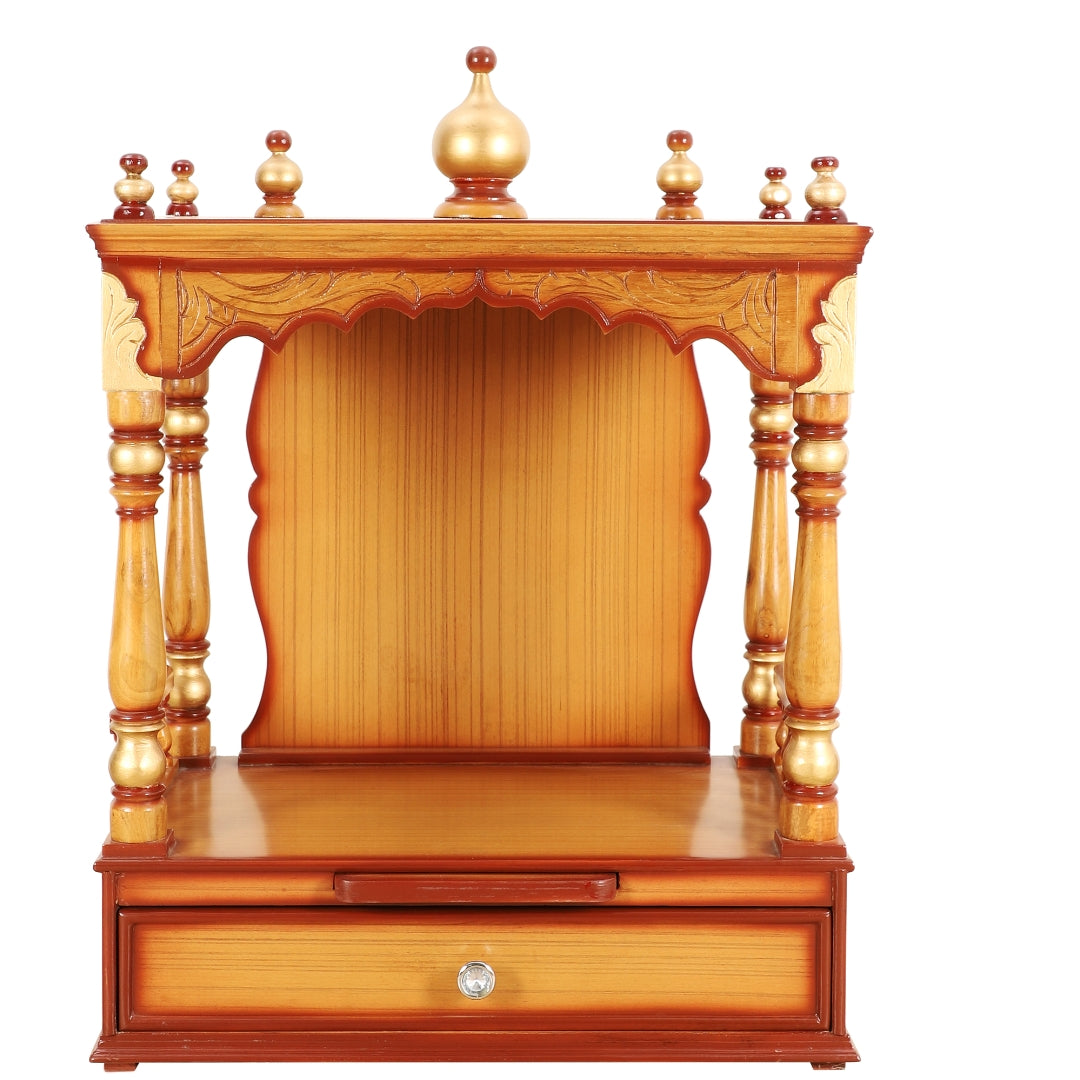 Vaibhavraj Teak Wood Mandir (Teak)