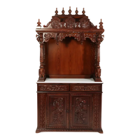 Vansidhar Teak Wood Mandap Brown Front View