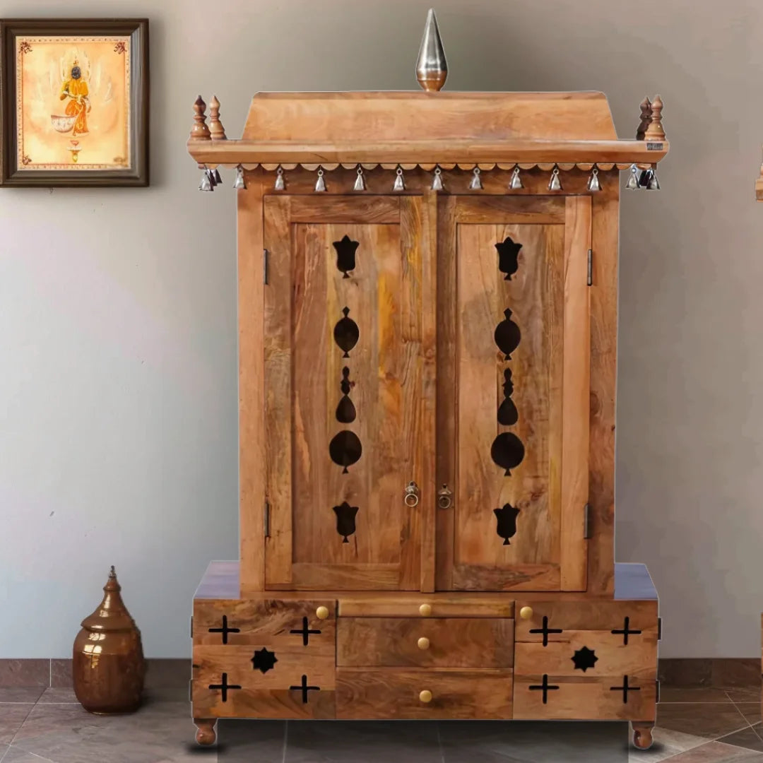 Vedansh Teak Wood Mandap (Teak) Lifestyel image