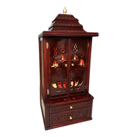 Vedmangal Teak Wood Mandap (Cherry) side angle