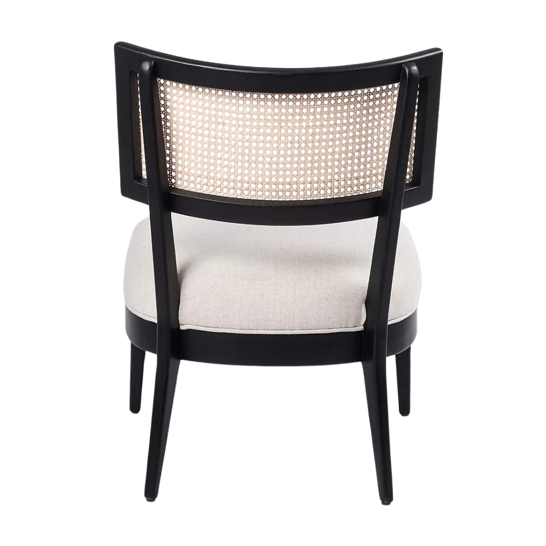 Velixa Teak Wood Dining Chair Back View