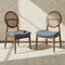 Verona Teak Wood Dining Chair (Teak) lifestyle view