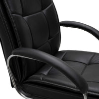 Vetra Visitor Chair with Armrest (Black) zoom view