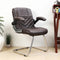 Veyron Visitor Chair with Armrest (Dark Brown) Lifestyle view