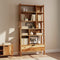 Volumo Teak Wood Book Shelf (Teak) lifestyle view