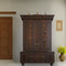 Vrittika Teak Wood Pooja Mandap with Door (Wenge) Lifestyle image
