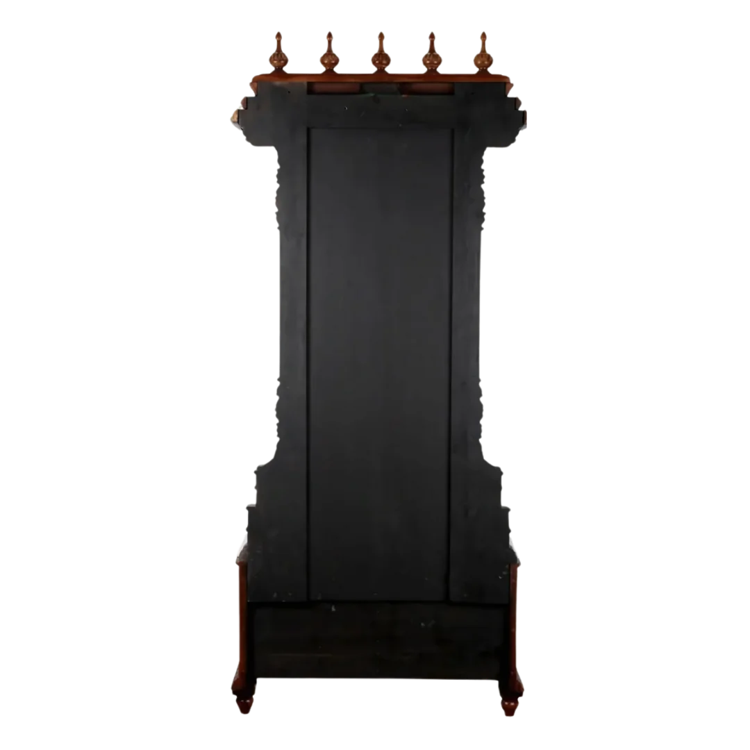 Yogika Teak Wood Mandap (Brown) back view