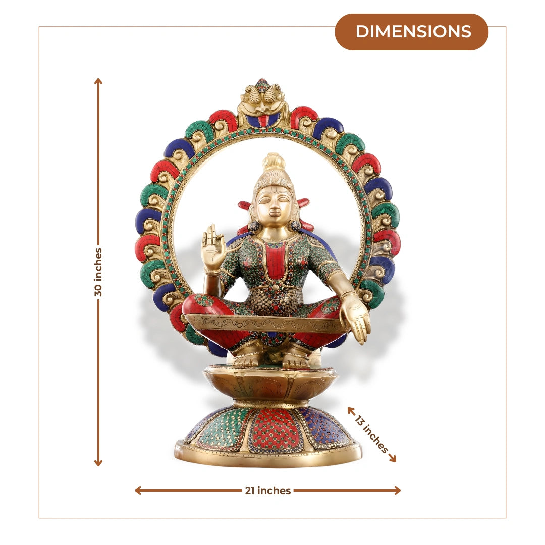 Dattatreya Brass Idol