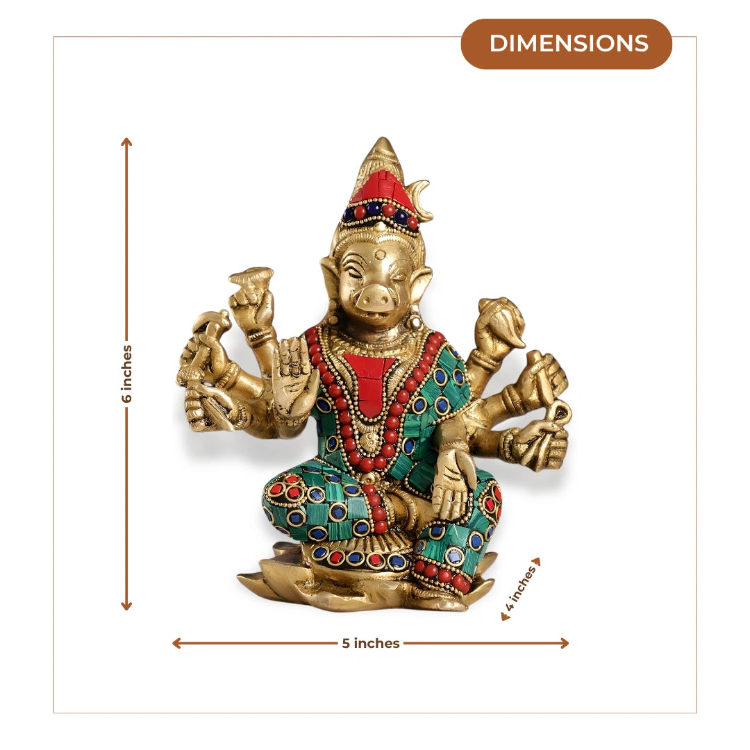 Panchamukhi Hanuman Brass Idol 1