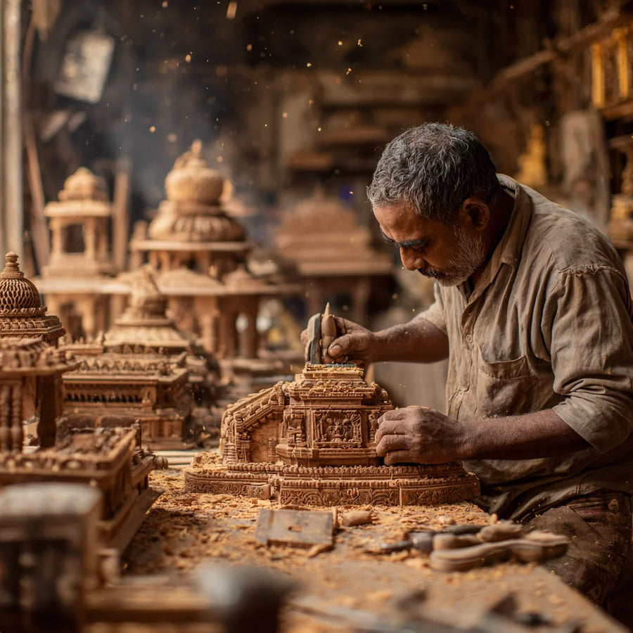 Carved from scratch