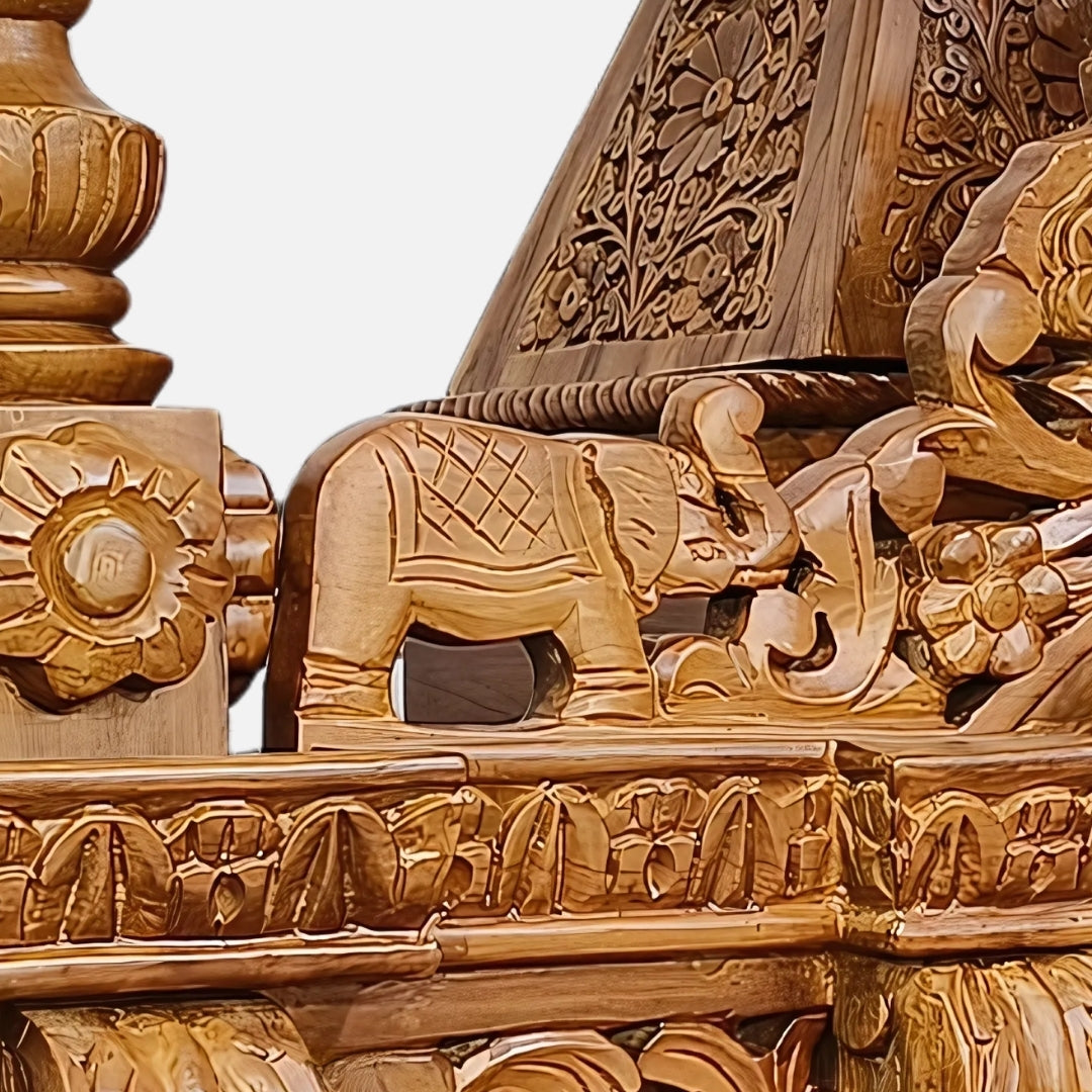 close image of Somnath Teak Wood Mandap (Teak)
