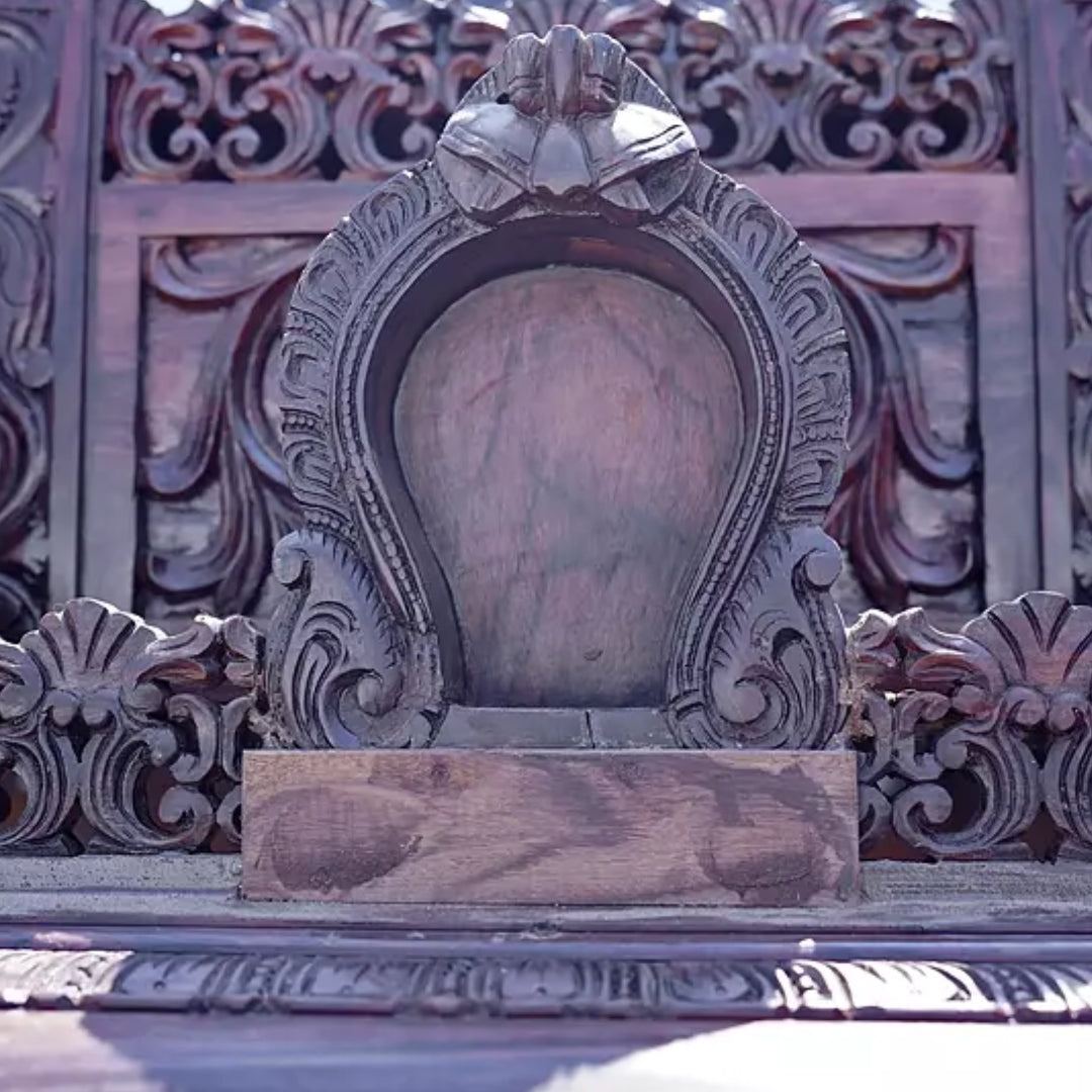 dimensions of Haridarshan Teak Wood Mandap (Wenge) zoom image
