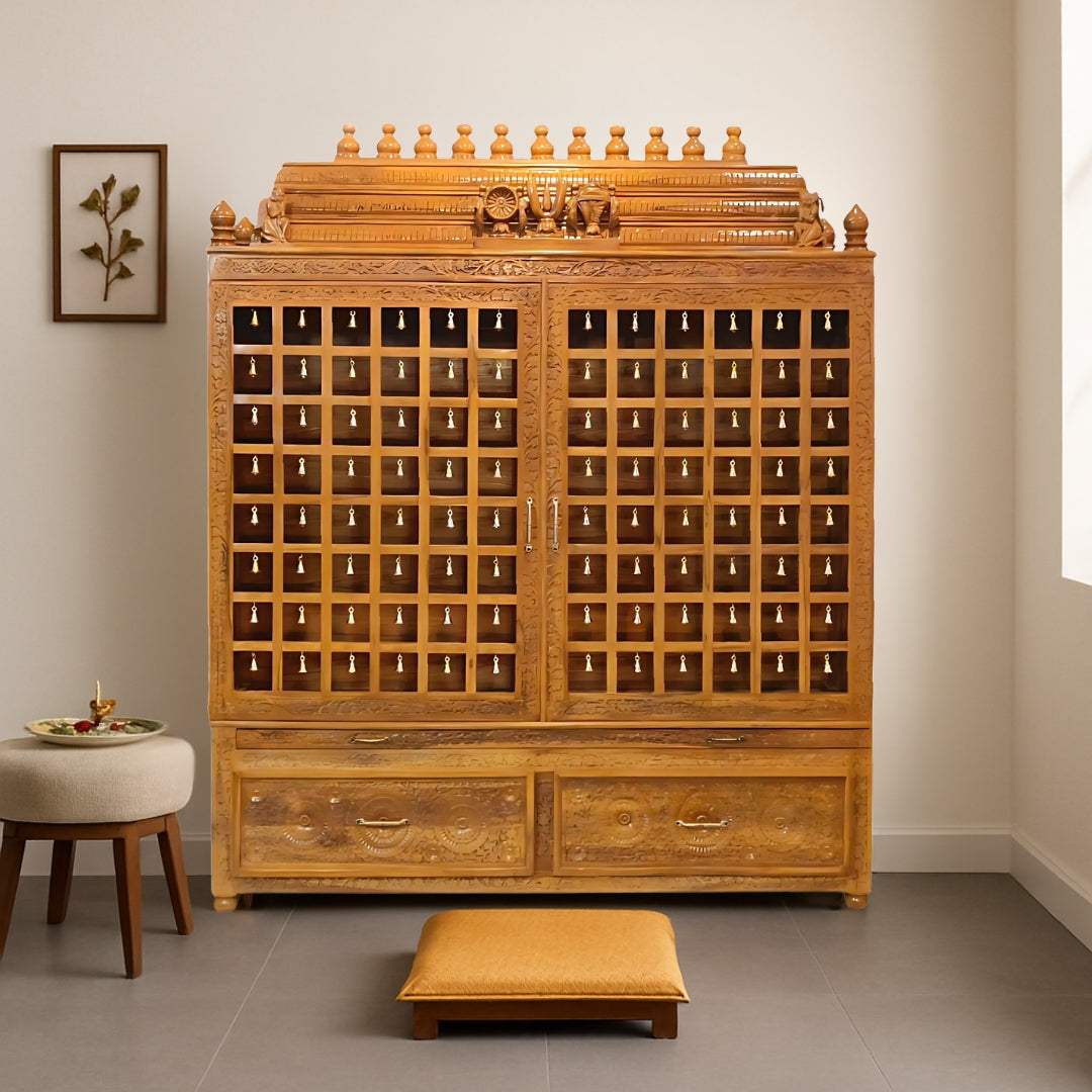 lifestyle image of Aniruddha Teak Wood Mandap (Teak)