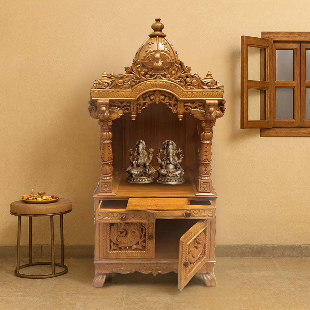 lifestyle view Pranidhi Teak Wood Mandap (Teak)