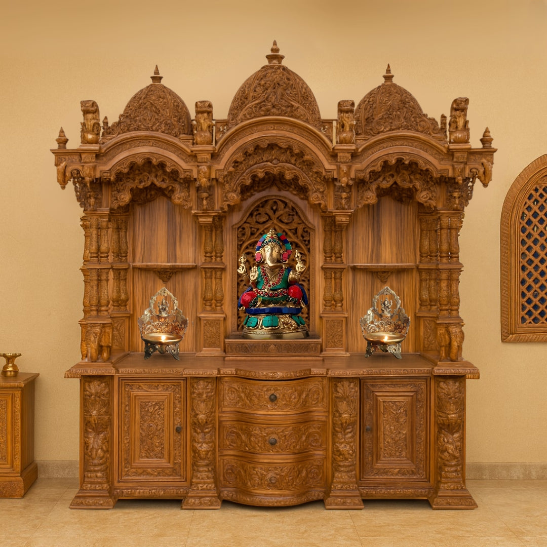 Archit Teak Wood Mandap (Teak) lifestyle view