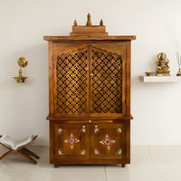 lifestyle view of Divantra Teak Wood Mandap (Teak)