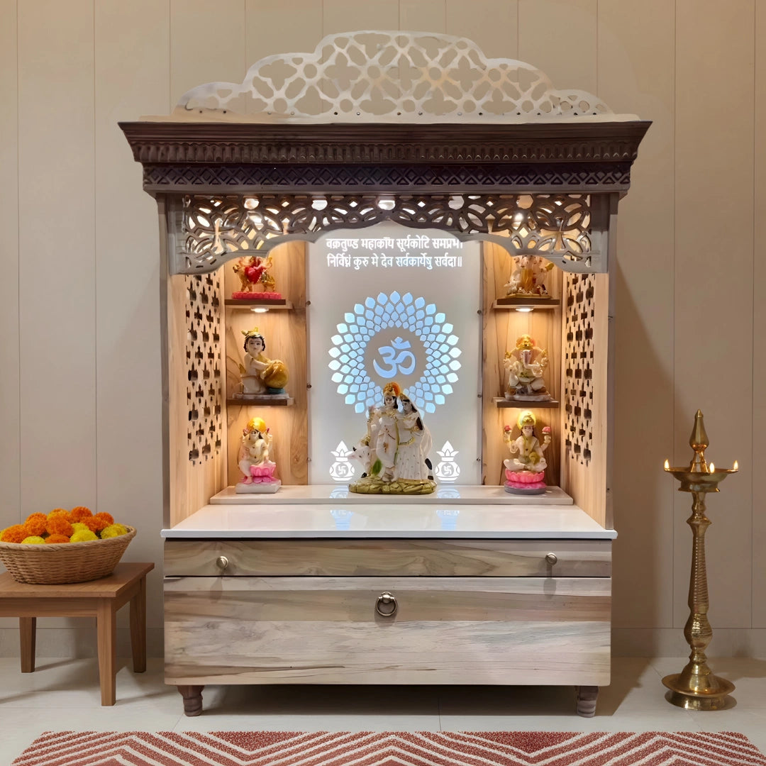 Satyaraj Teak Wood Mandir (Teak)lifestyle image