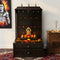 lifestyle view of Smruti Teak Wood Mandap (Choco Brown)