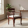 Kyoto Teak Wood Arm Chair (Brown)