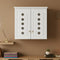 lifestyle view of Barvya Pooja Mandir with Door (White)