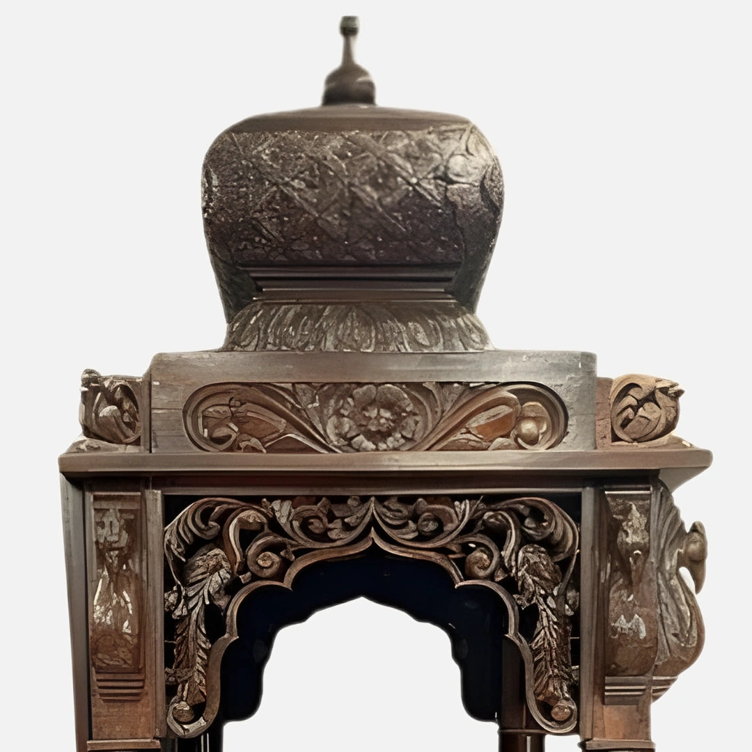 zoom image of Shambhavi Teak Wood Mandap (Brown)