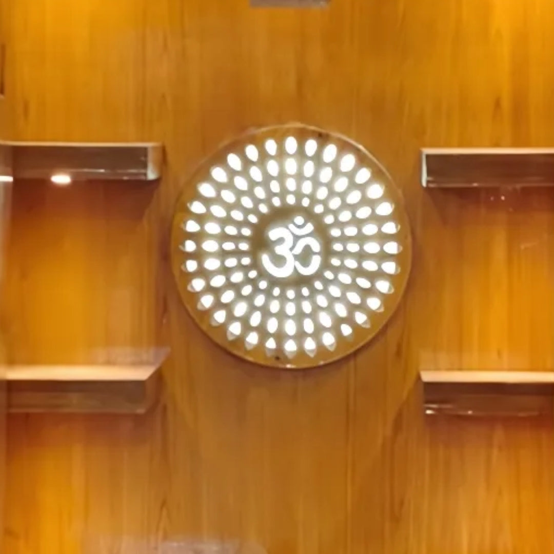 zoom view of Archana Teak Wood Mandap (Teak)