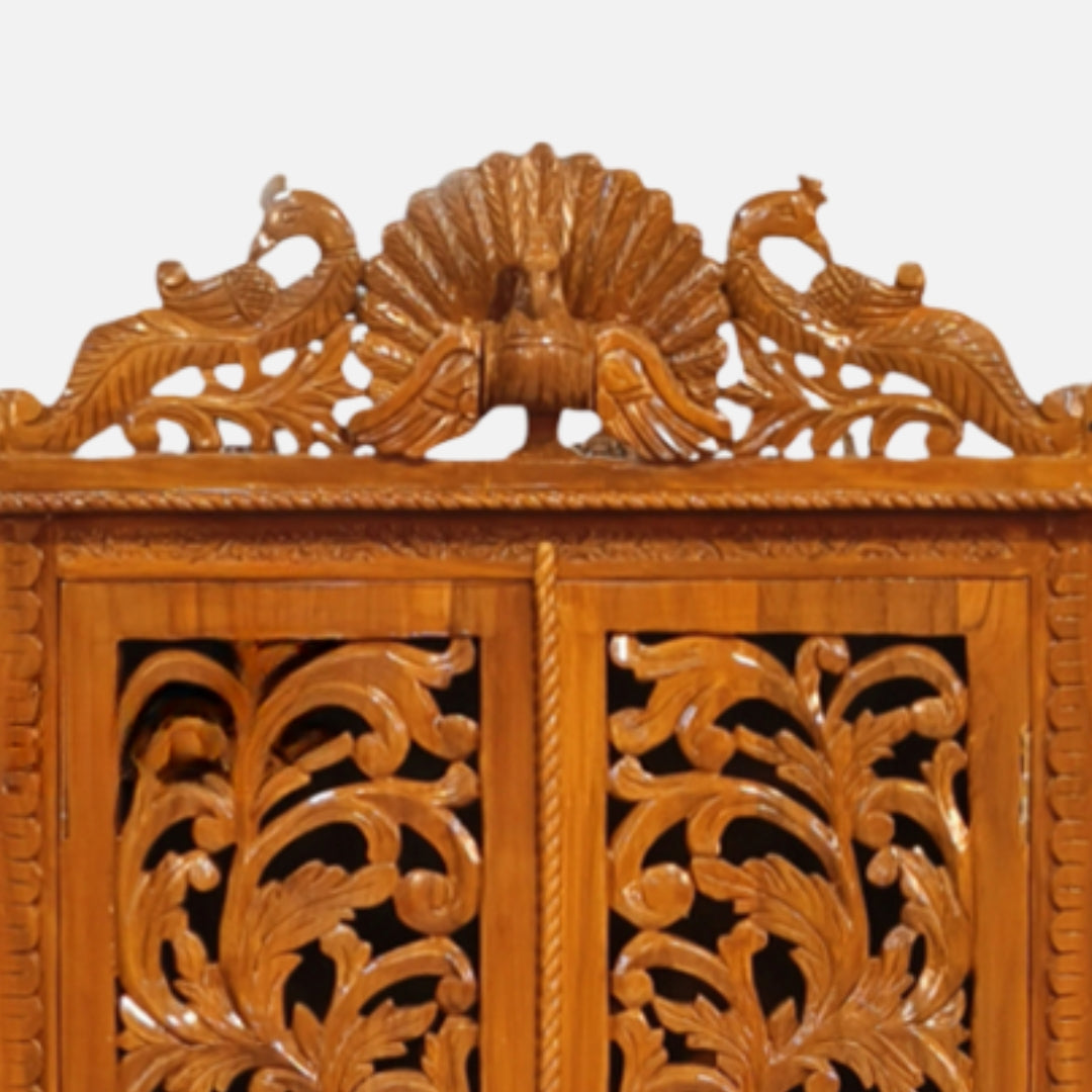 zoom view of Dhruva Teak Wood Mandap (Teak)