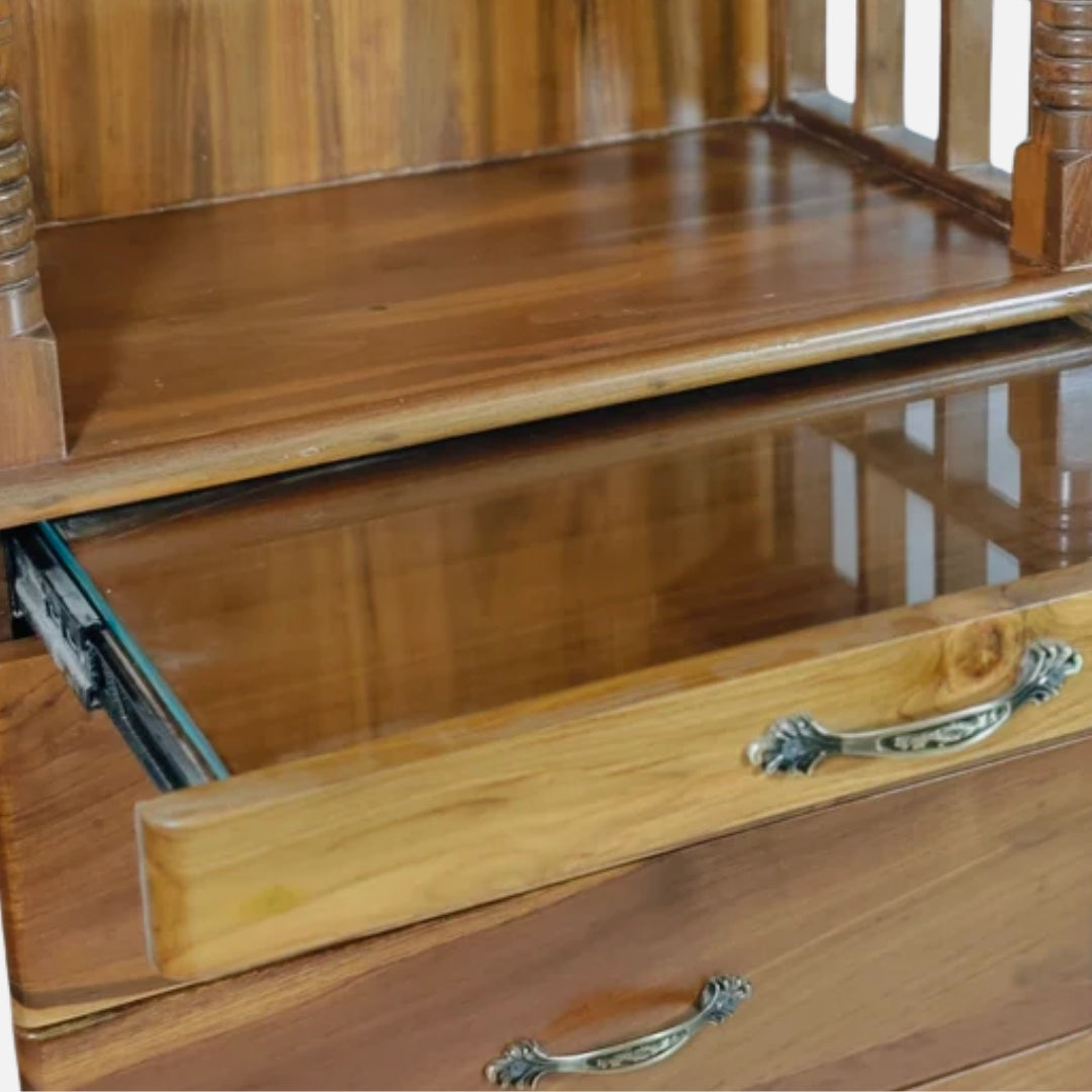 zoom view of Saanjhita Teak Wood Mandap (Teak)