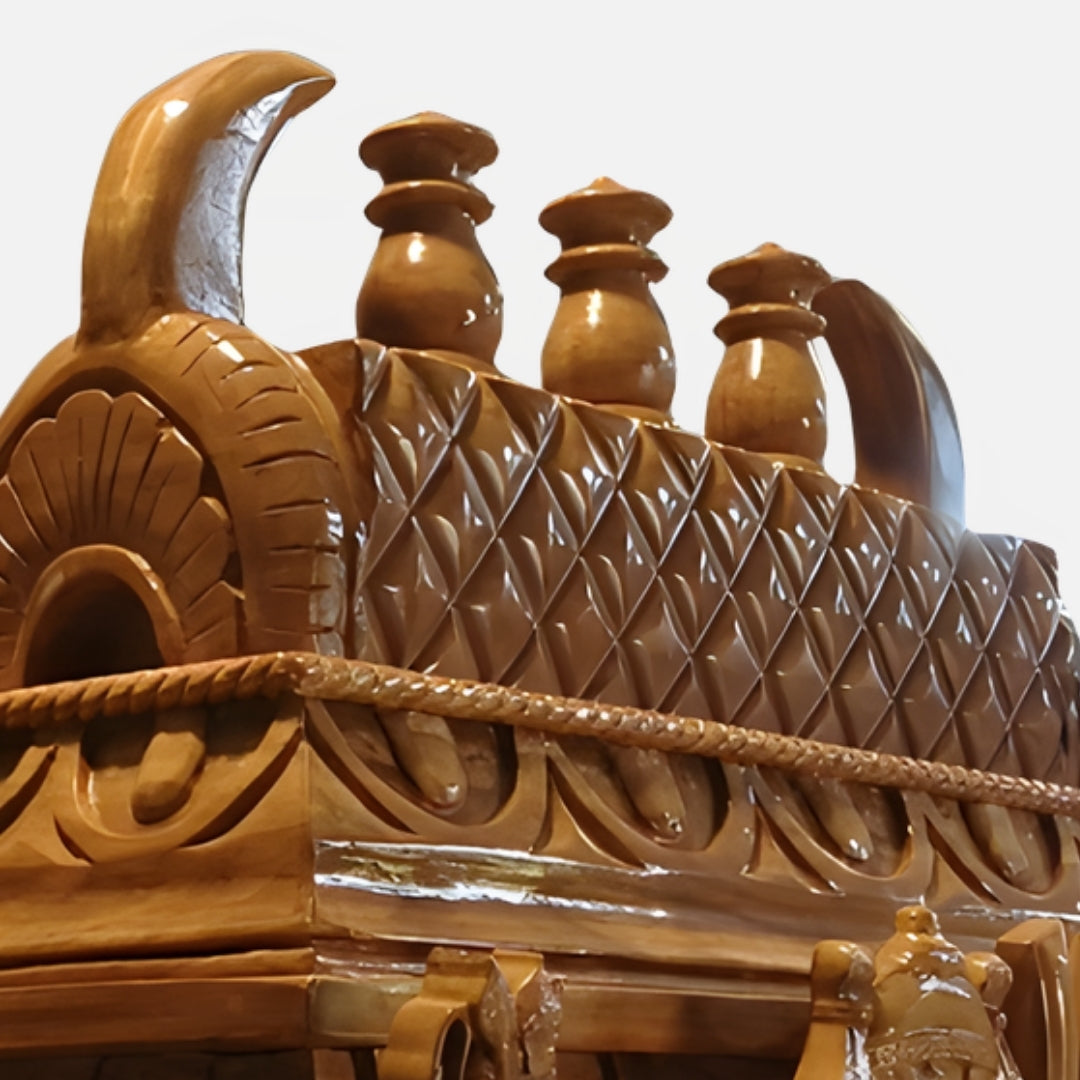 zoom view of Shruti Teak Wood Mandap (Teak)
