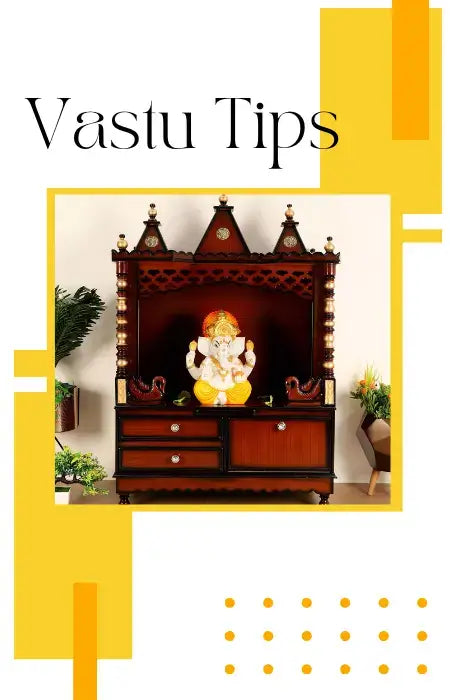 home pooja mandir placed according to vastu shastra