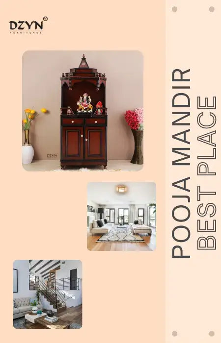 Perfectly placed pooja mandir in home