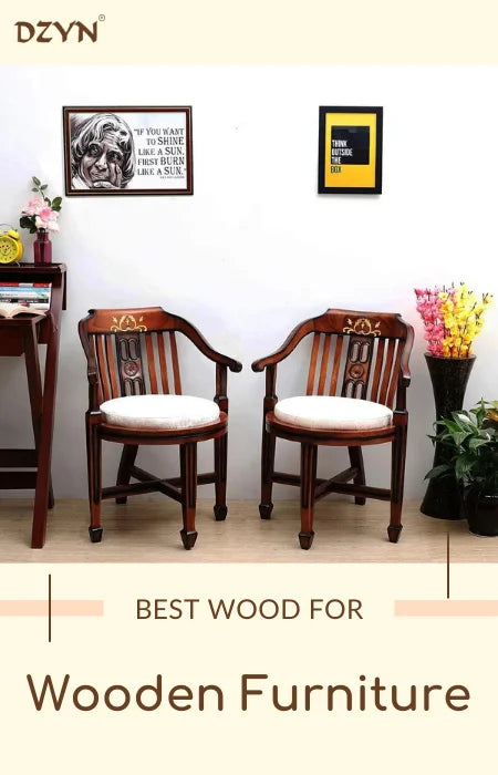 Wooden chairs made up to teak wood which is the best wood for making furniture.