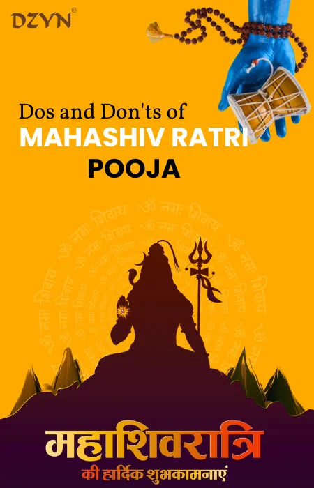 Dos and Don'ts of Mahashivratri Pooja - Lord Shiva silhouette with trishul