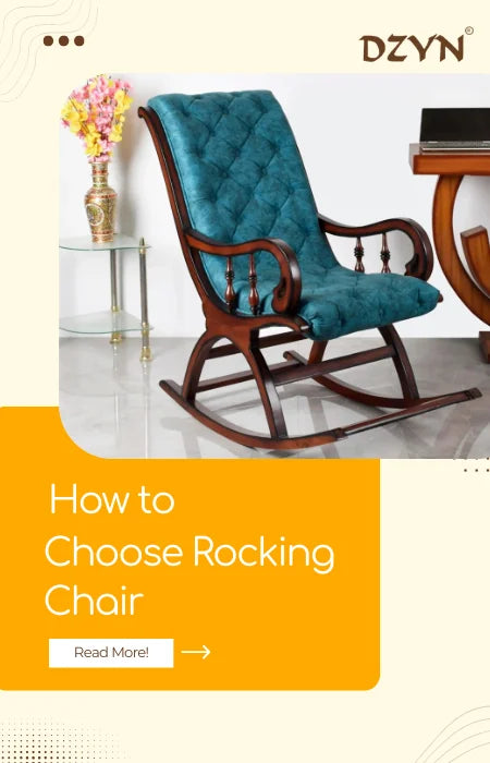 Rocking chair image and banner for how to choose rocking chair blog.