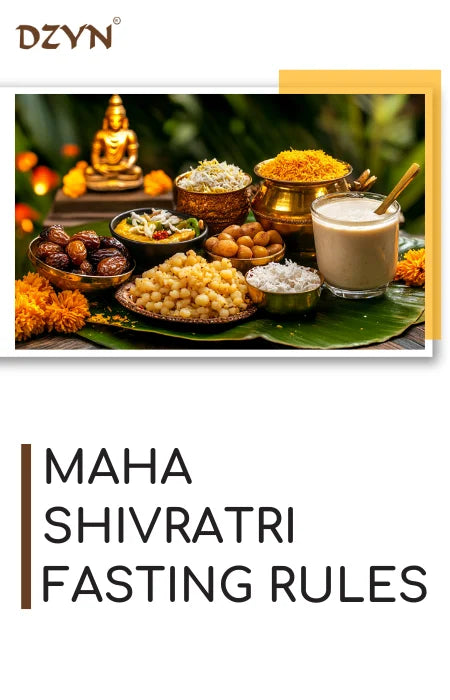 Plate full of dishes that can be eat and appropriate to Maha Shivratri fasting rules.