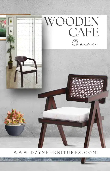 DZYN furnitures' wooden cafe chairs