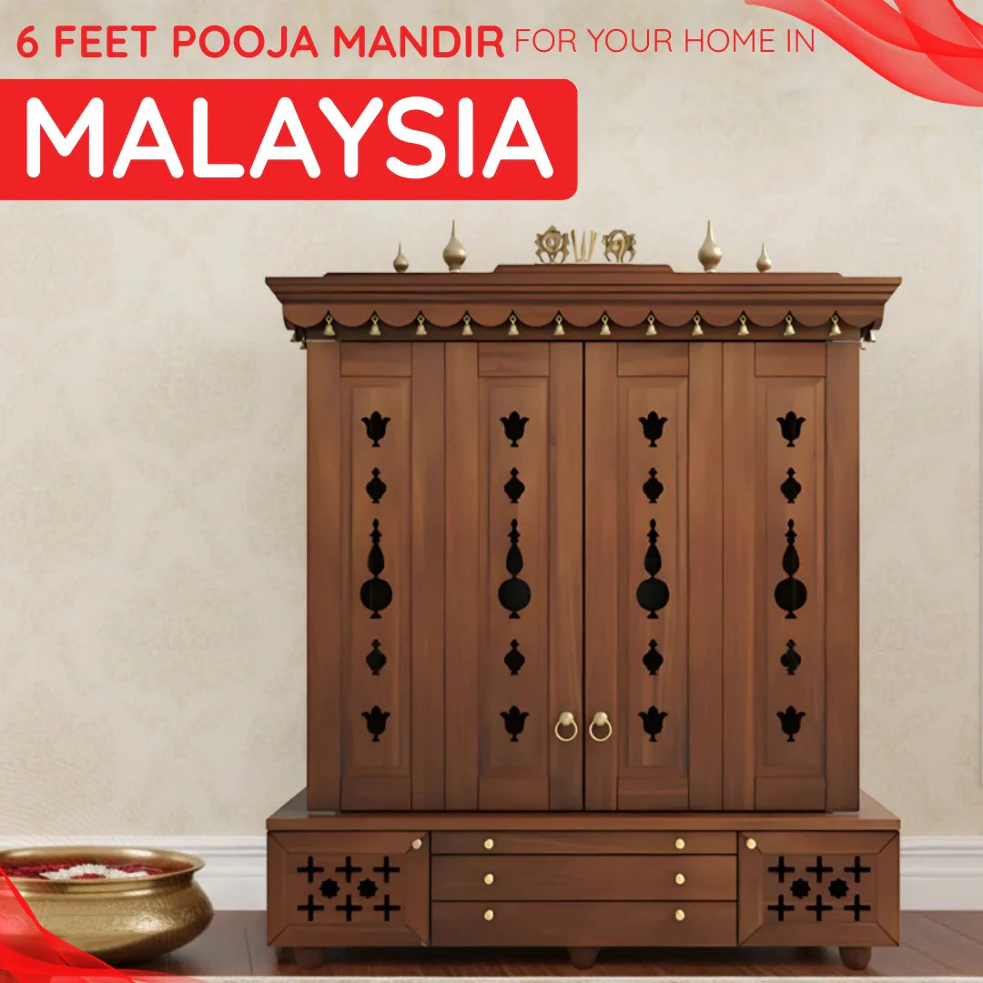 6 Feet Pooja Mandir in Malaysia image 