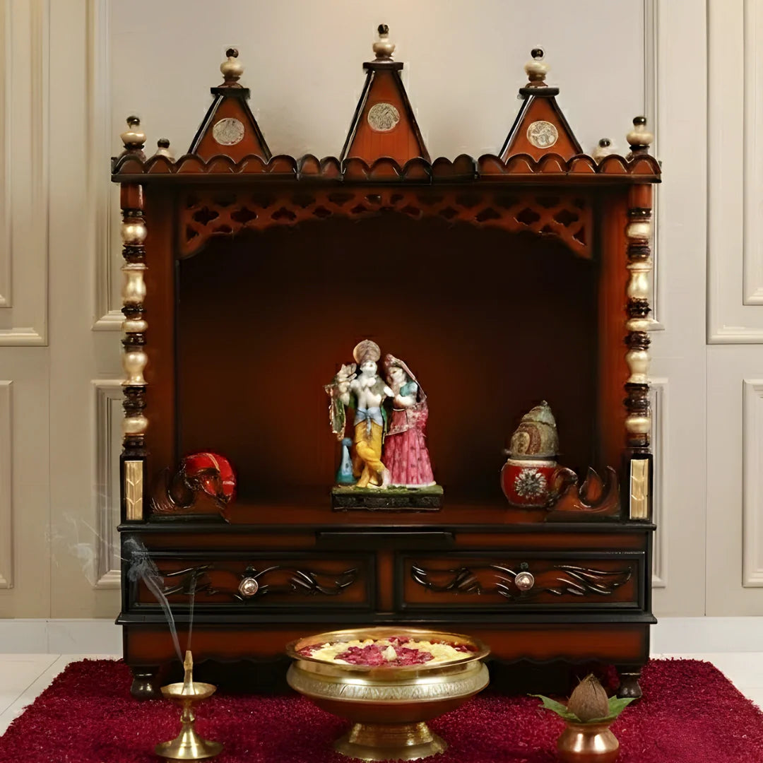 5 feet pooja mandir in USA