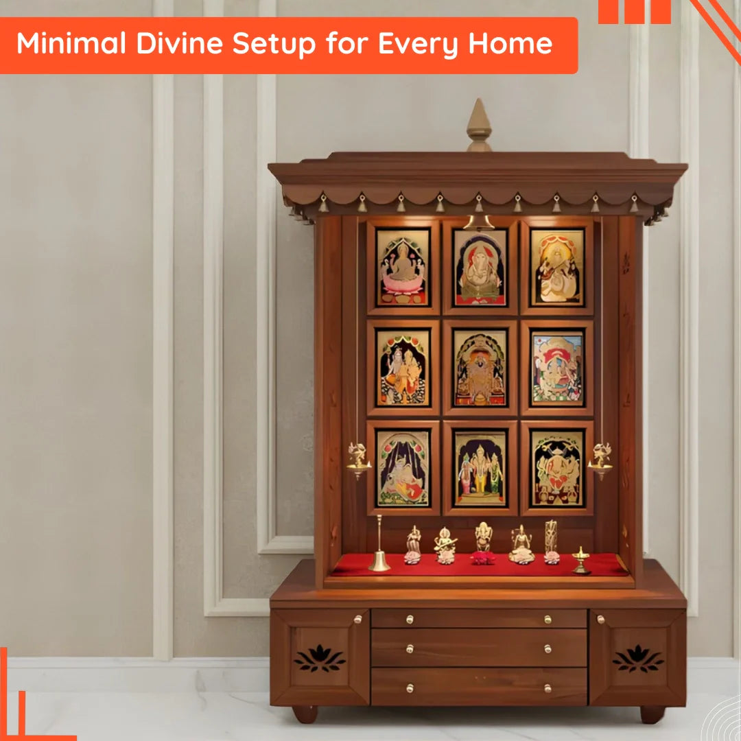 Mandir Minimal Decoration IMAGE 