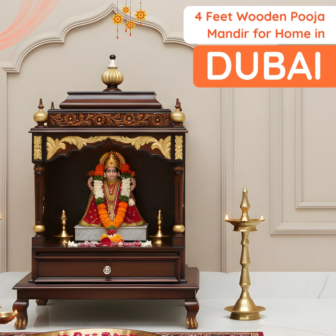 4 Feet Pooja Mandir in Dubai image