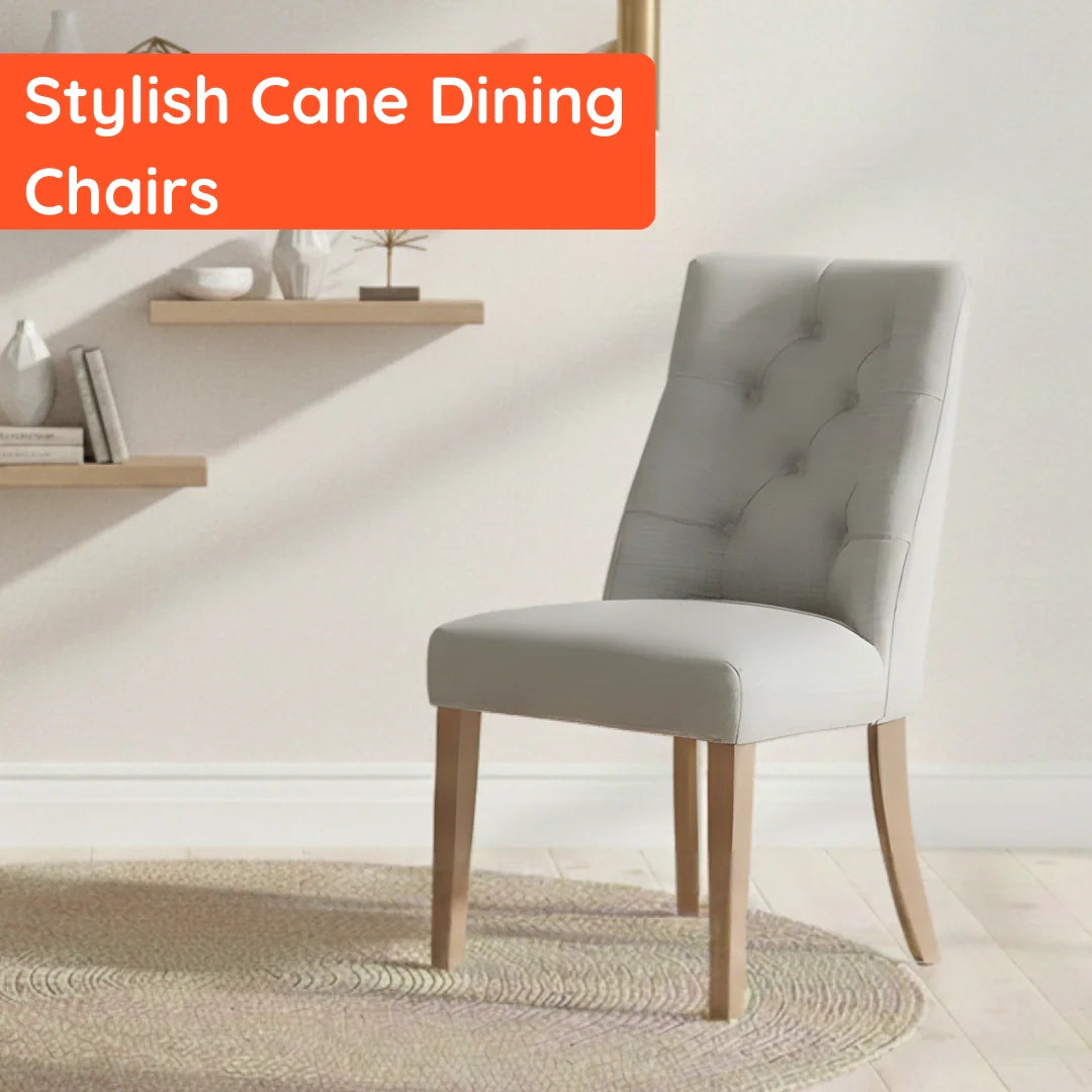 Cane Dining Chairs IMAGE 