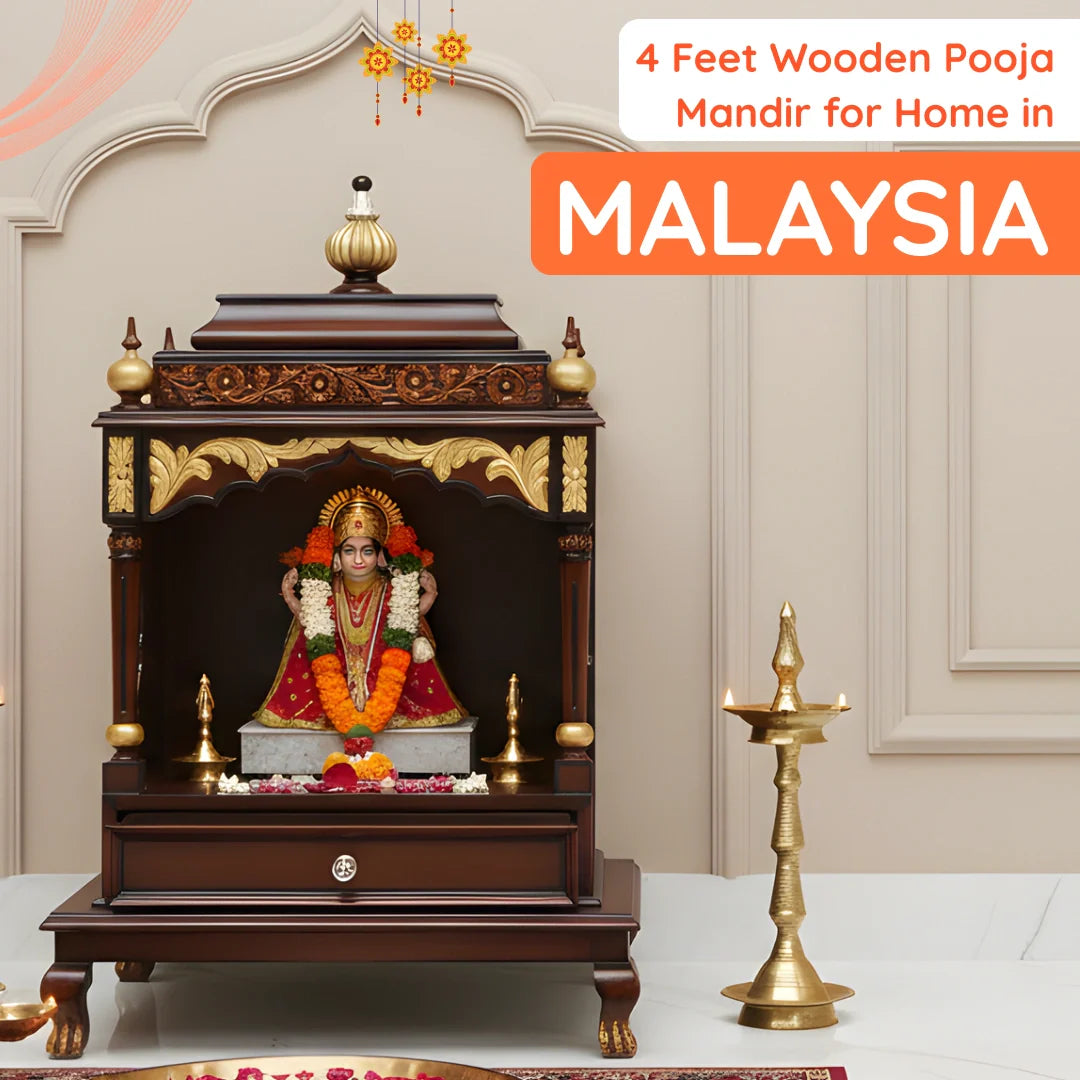 4 Feet Pooja Mandir in Malaysia image 