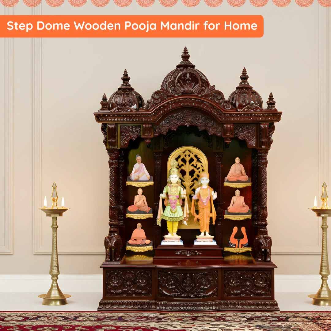 Mandir with Step Dome image 